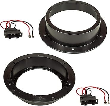 Sound way - Soportes adaptadores Anillos de Altavoz 165 mm Compatible con Skoda Seat Volkswagen Audi